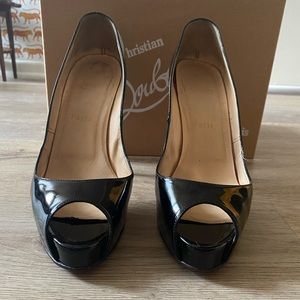 Christian Louboutin Very Prive 120 Patent Calf in Black